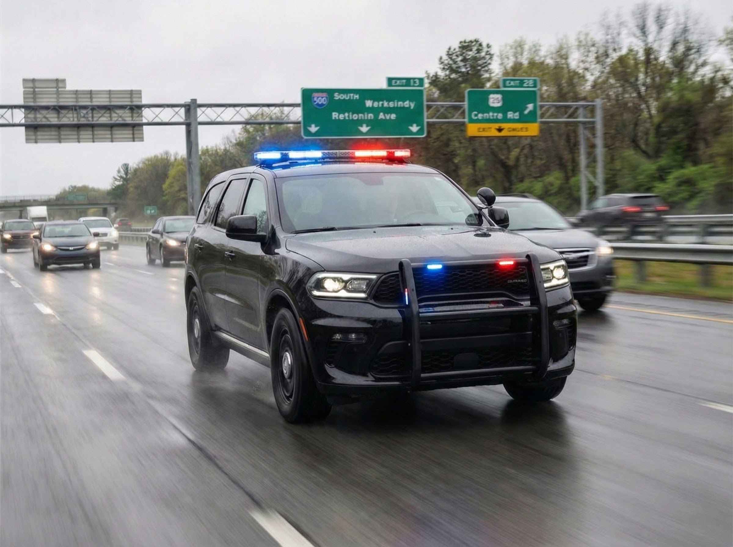 Rapid Deployment Dodge Durango Pursuit police SUV with Whelen lighting
