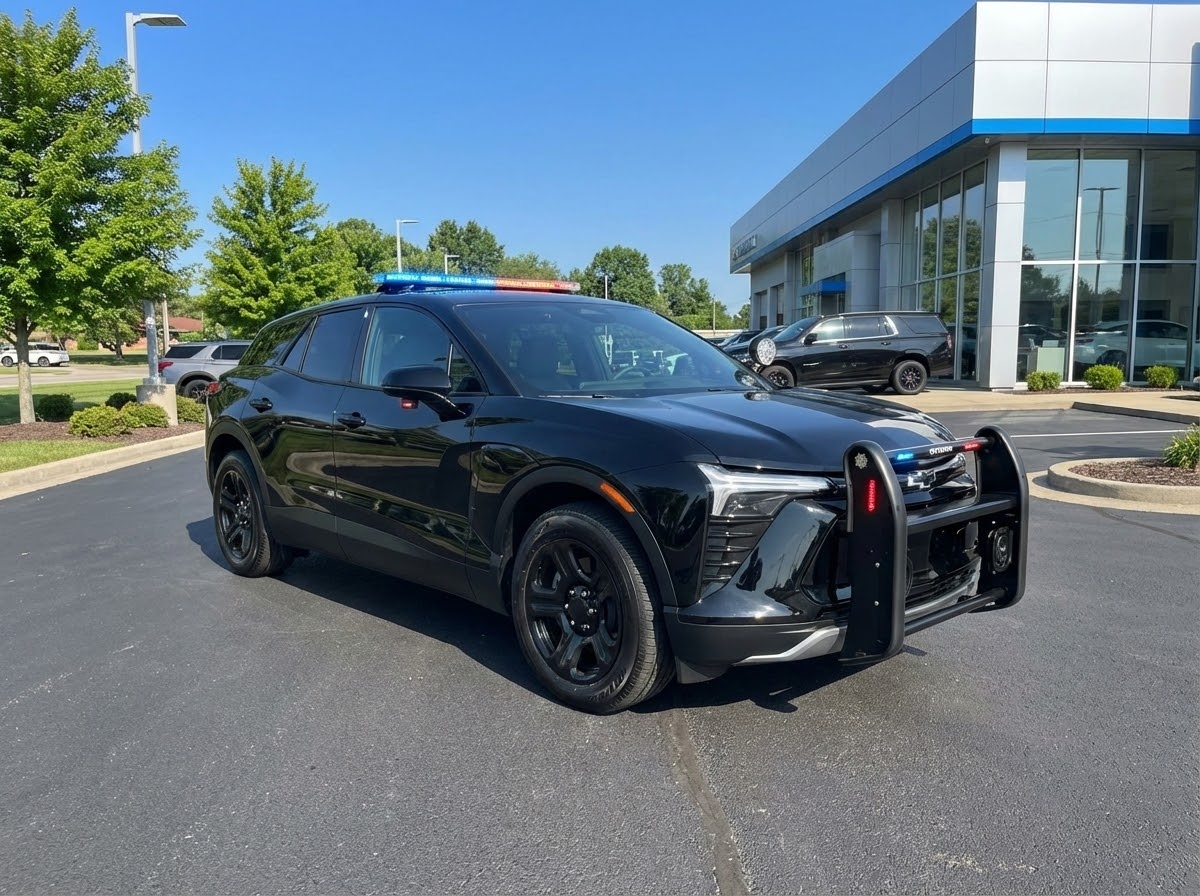 2026 Chevy Blazer EV PPV electric police pursuit vehicle ready for upfit