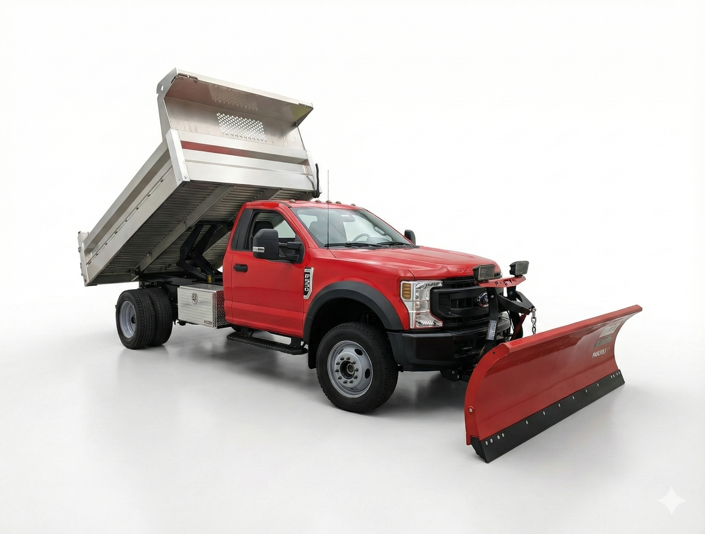 Dump body work truck