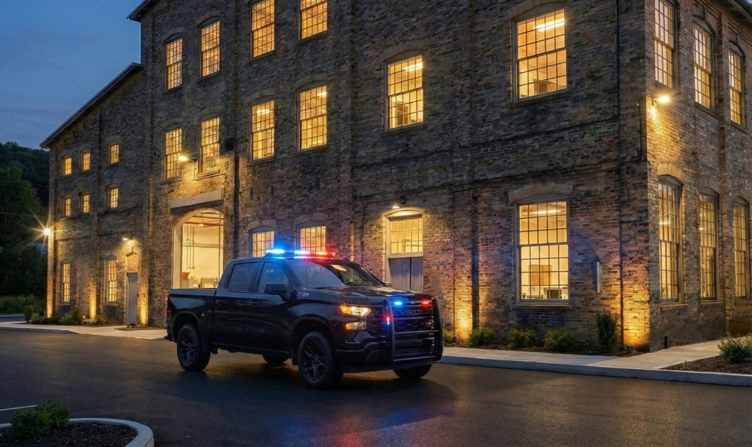 Chevy Silverado PPV rapid deployment police truck